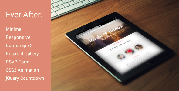 Ever After - Responsive Wedding Invite Template
 FXTheme