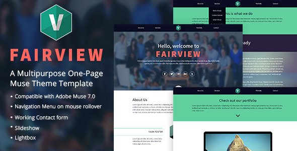 Fairview - A One Page Muse Theme
 FXTheme