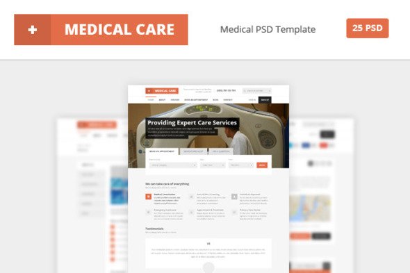 Medical Care - Medical PSD Template
 FXTheme