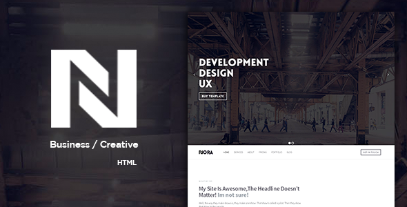 NORA - BS Business | Creative Template
 FXTheme
