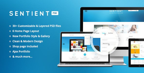 Sentient - Multi Purpose PSD Template
 FXTheme