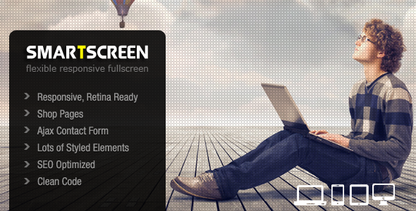 SmartScreen - Fullscreen Responsive HTML Template
 FXTheme