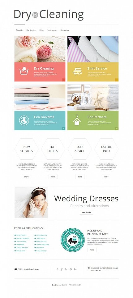White Moto CMS HTML Template by Delta Site Templates TMT