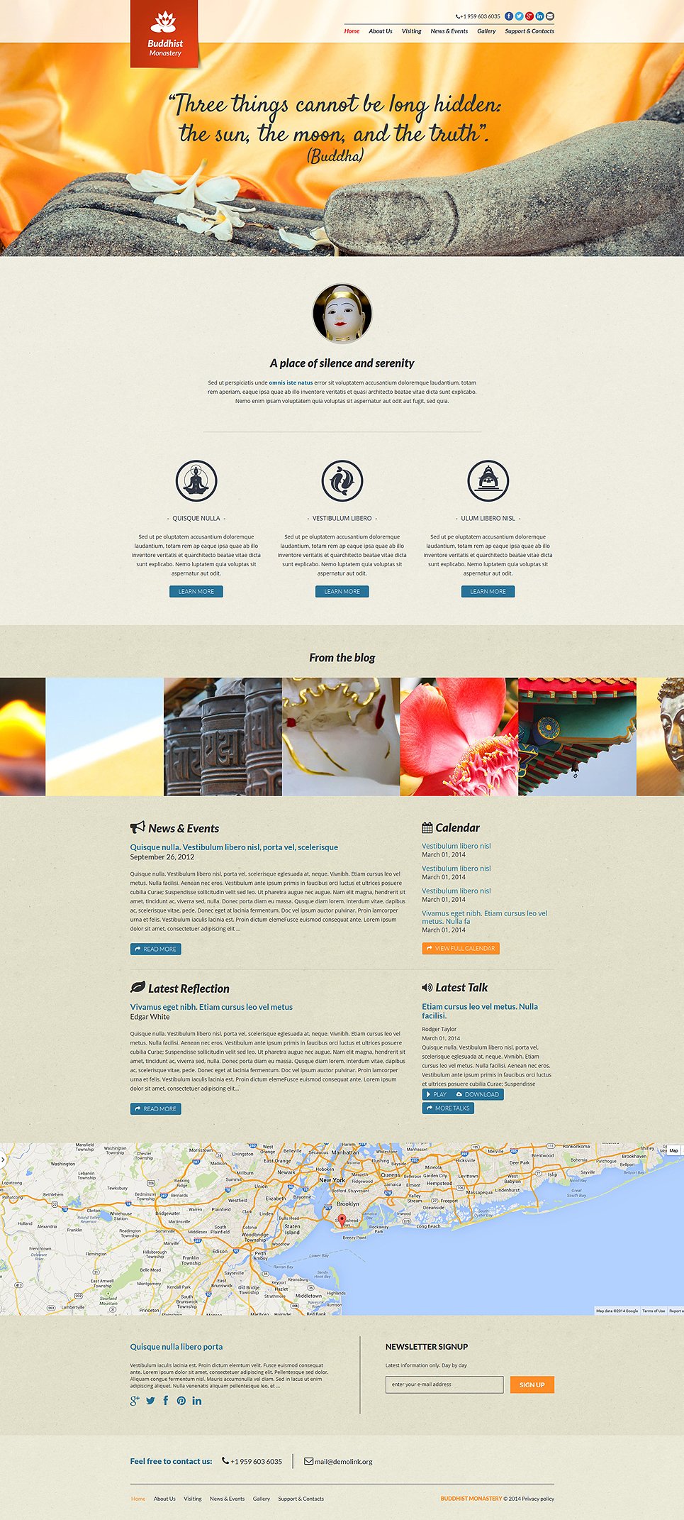 Buddhist Responsive Joomla Template TMT