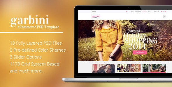 Garbini - eCommerce PSD Template
 FXTheme