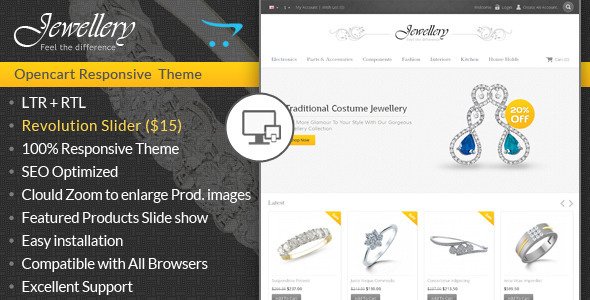 Jewellery - Opencart Responsive Template
 FXTheme