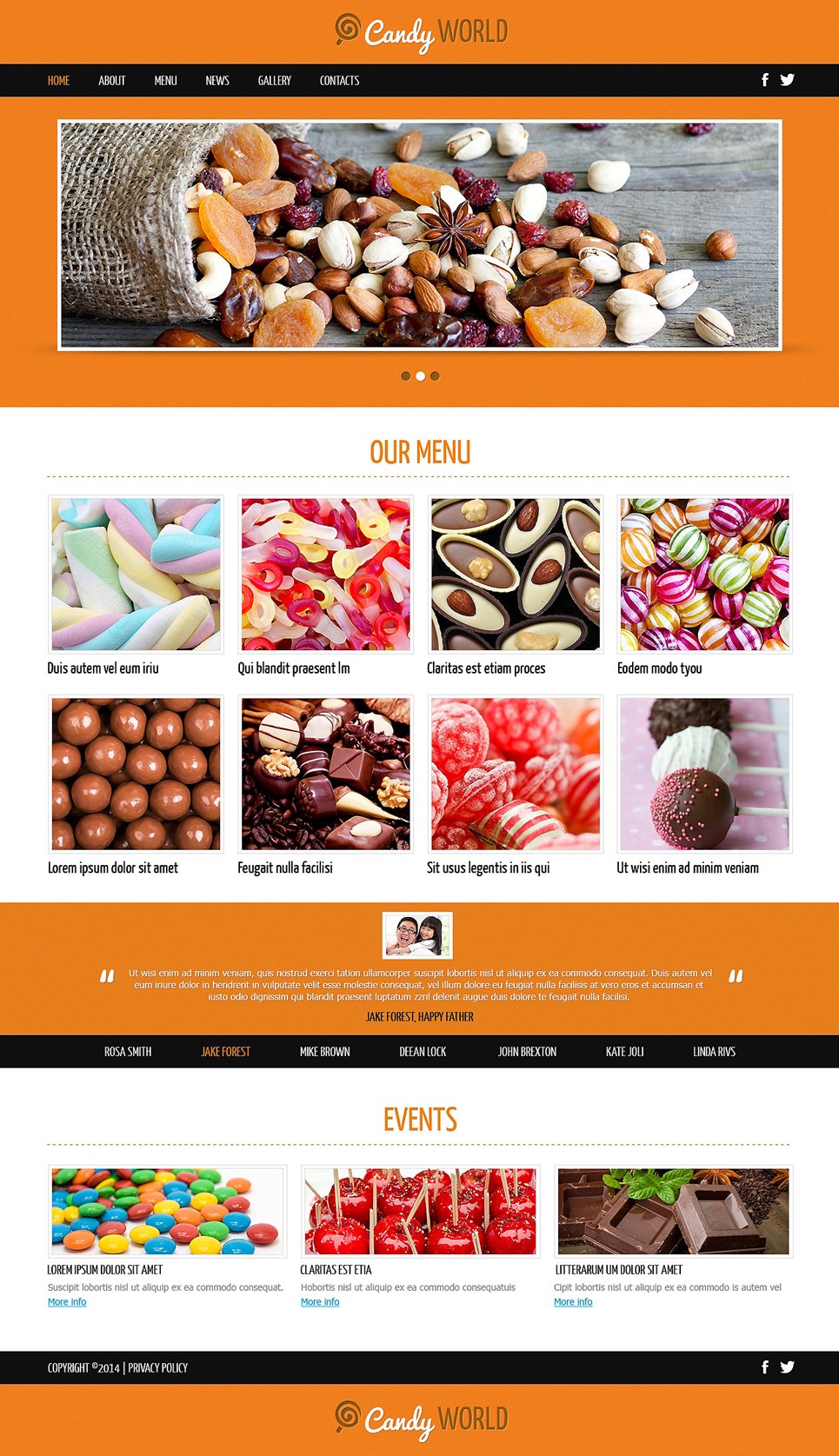 Sweet Shop Responsive Joomla Template TMT