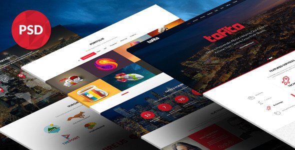 TOFITO - One Page Business Portfolio PSD Template
 FXTheme
