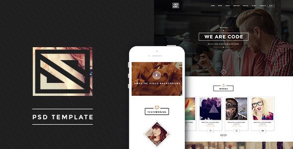 Vastudio - Creative One Page PSD Template
 FXTheme