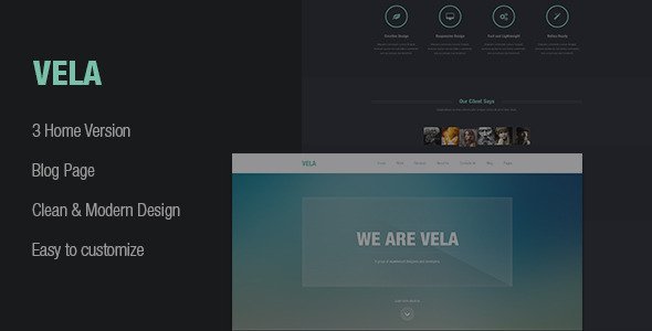 ST Vela - one page portfolio
 FXTheme Joomla