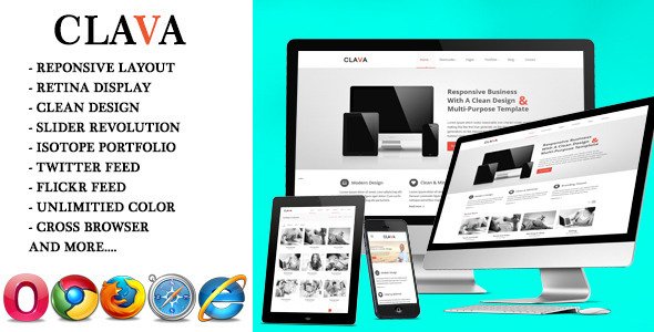Clava - Multipurpose Responsive Joomla Template
 TFx