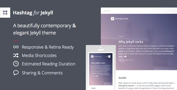 Hashtag for Jekyll - An Elegant Blog Theme
 TFx