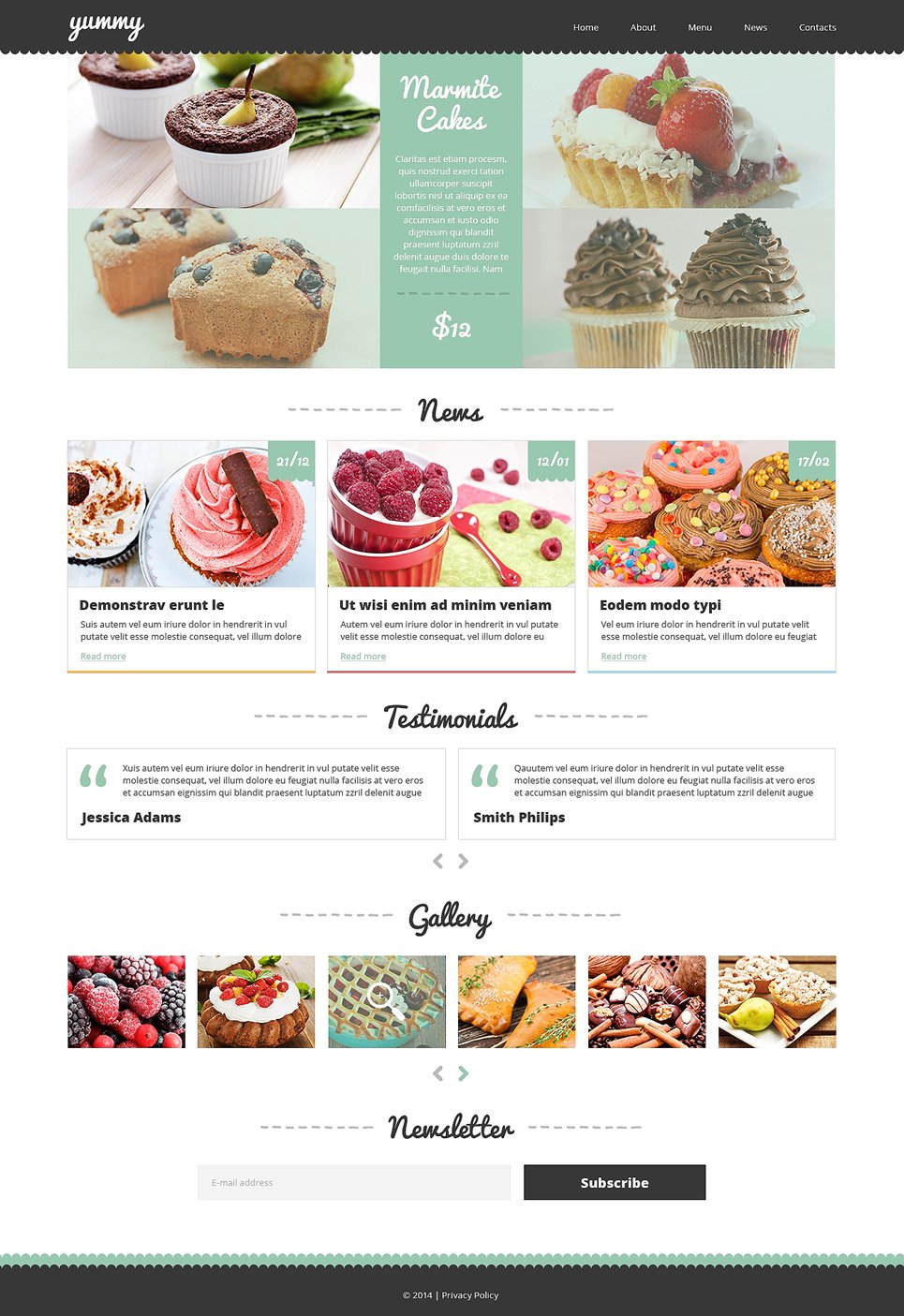 Cafe and Restaurant Joomla Template TMT