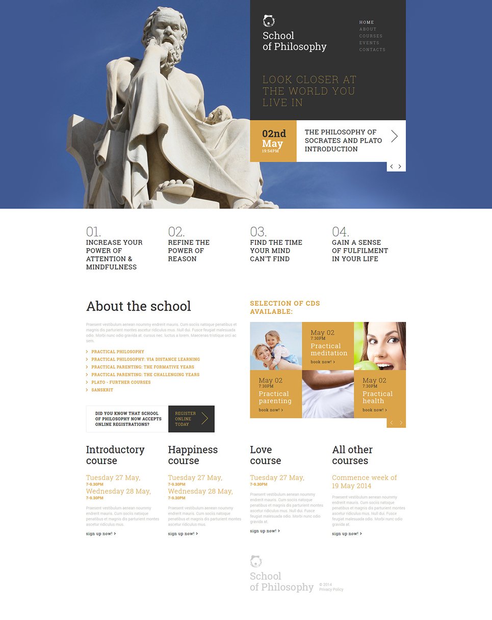 Love of Wisdom School Joomla Template TMT