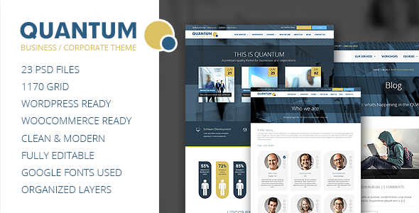 Quantum
 TFx PSDTemplates