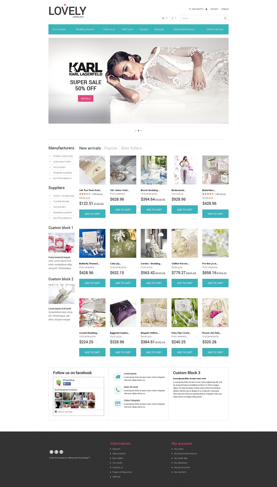 Wedding Shop Responsive PrestaShop Theme TMT