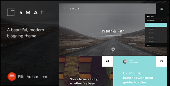 4MAT - A Beautiful Blogging Design
 TFx