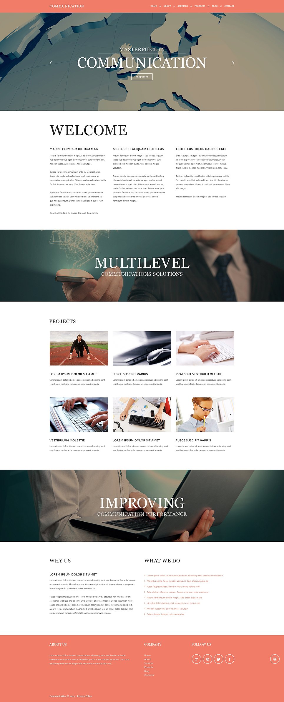 Communication Joomla Template TMT