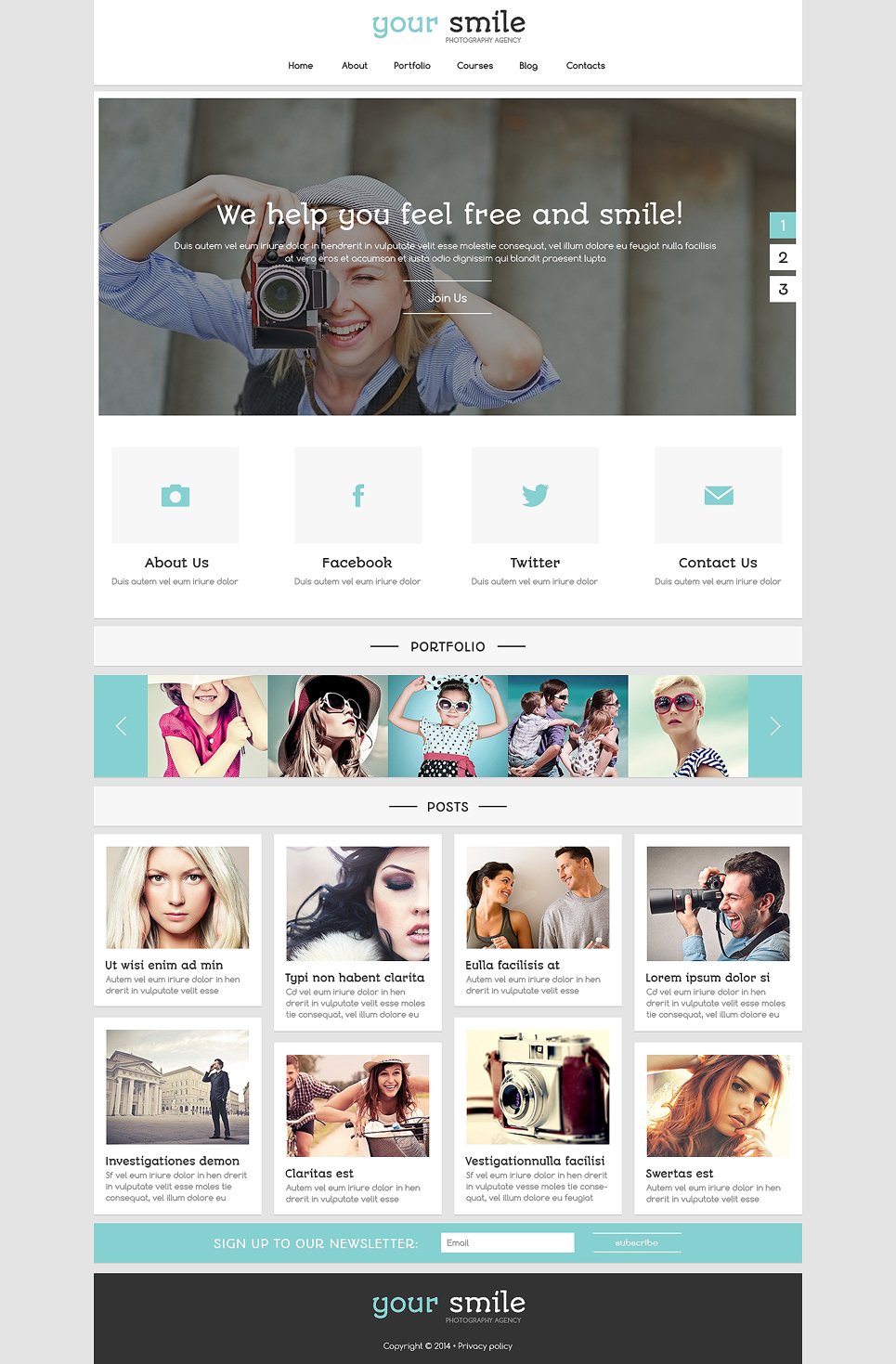 Online Portfolio Joomla Template TMT