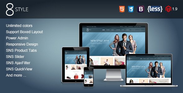 SNS I8style - Premium Responsive Magento Theme
 TFx