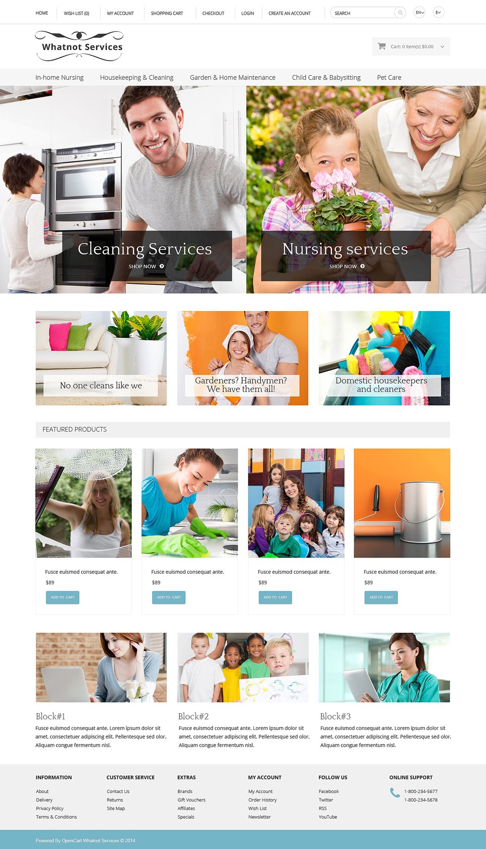 Whatnot Services OpenCart Template TMT