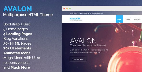 Avalon - Commerce Multipurpose HTML Theme
 TFx