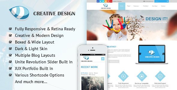 Creative - Responsive Corporate Joomla Template
 TFx