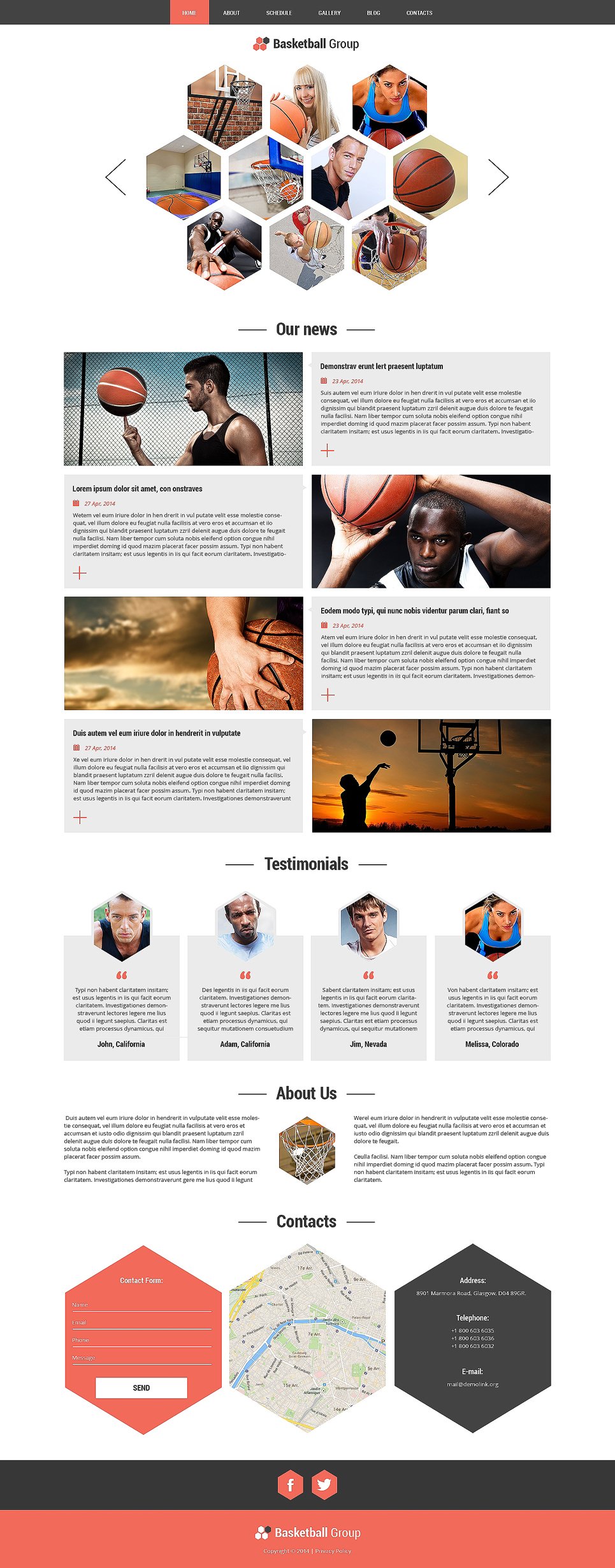 NBA Fan Board Joomla Template TMT