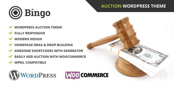 Bingo - Auction Wordpress Theme
 TFx WordPress