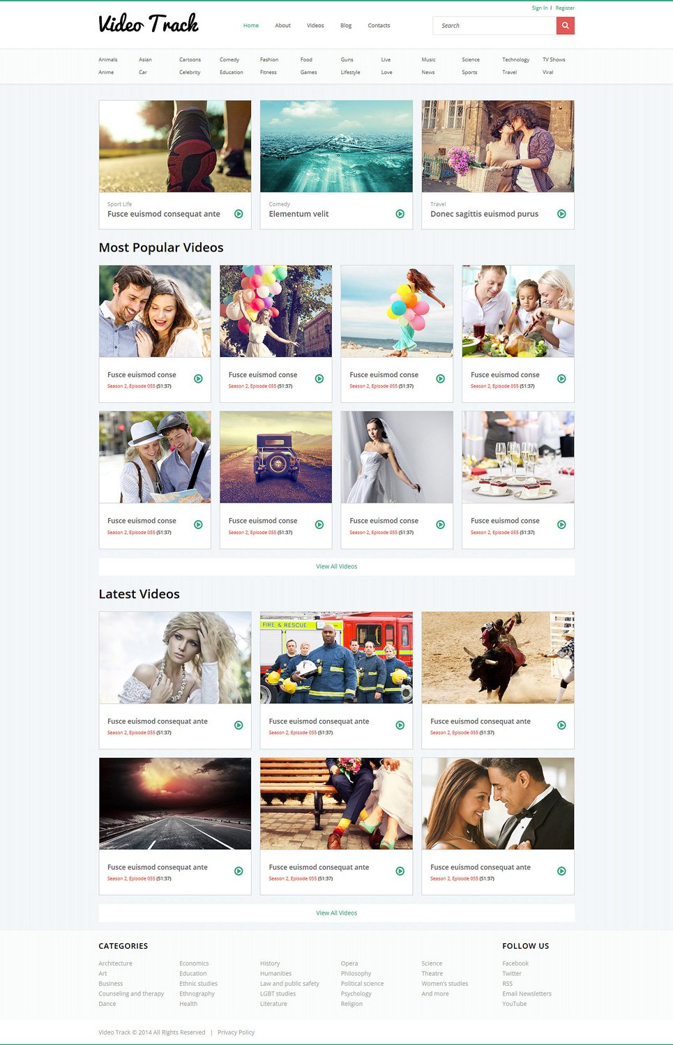 Filmshow Joomla Template TMT