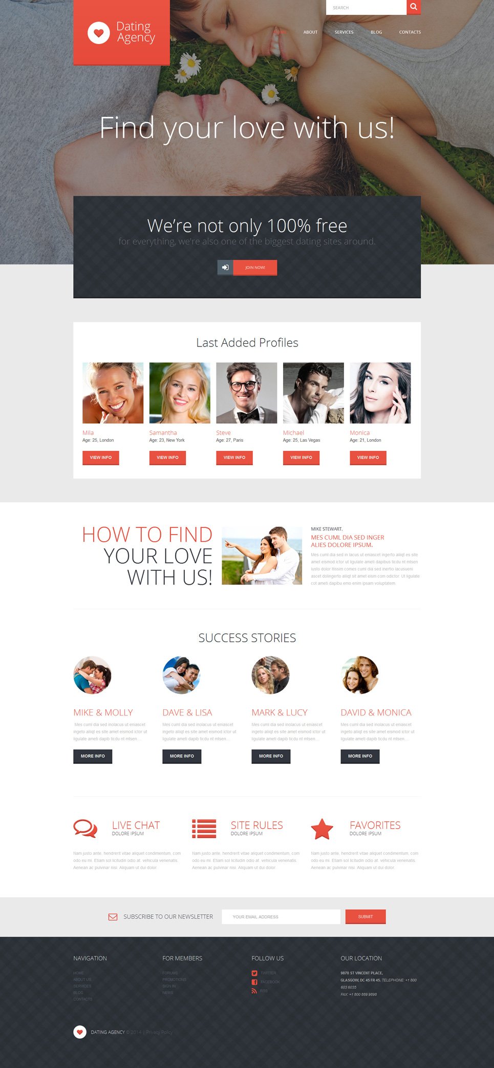 Love Romance WordPress Theme TMT