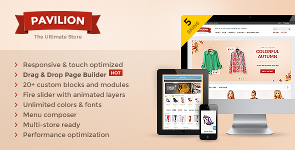 Pavilion - Premium Responsive OpenCart Theme
 TFx