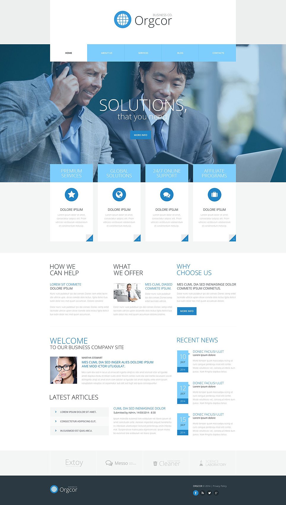 Business Promotion WordPress Theme TMT