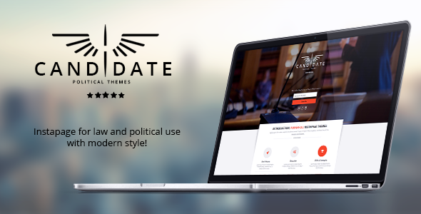 Candidate - Law & Political Instapage
 TFx