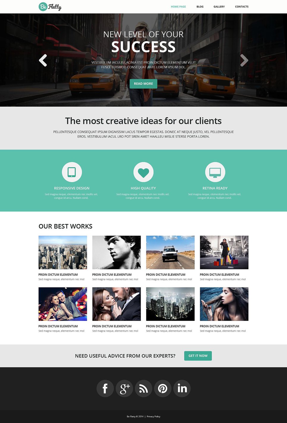 Creative Project WordPress Theme TMT