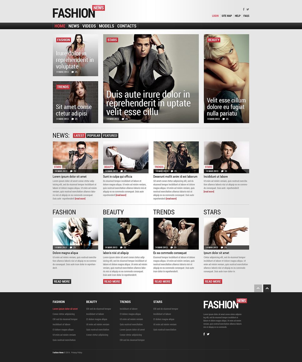 Fashion Responsive Joomla Template TMT