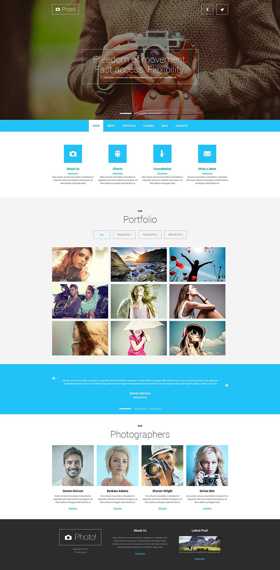 Professional Photography Joomla Template TMT