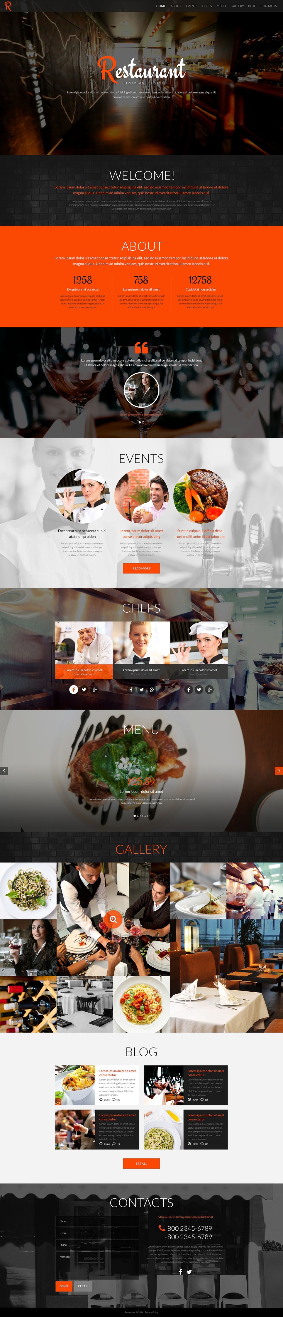 Restaurant WordPress Theme TMT