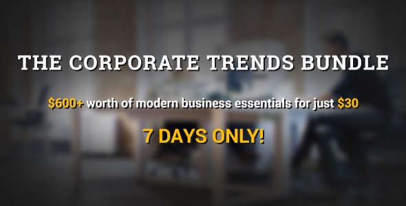The Corporate Trends Bundle is here for 1 week only!
 TFx