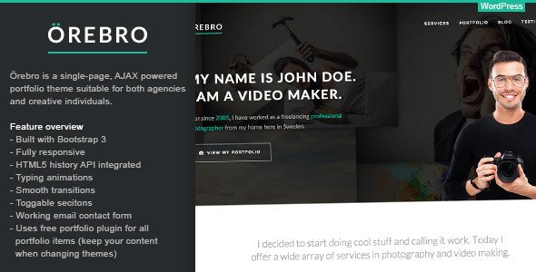 Örebro AJAX-powered Portfolio
 TFx WordPress