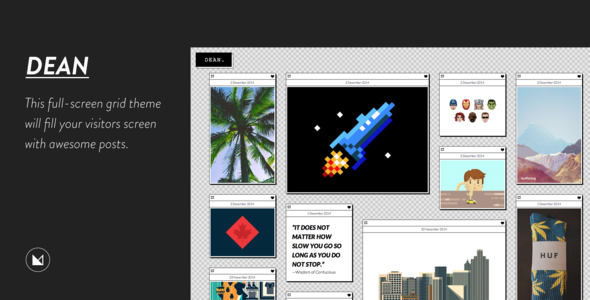 Dean - Grid Portfolio Theme
 TFx