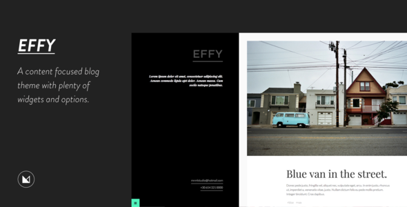 Effy - Content Focused Blog
 TFx