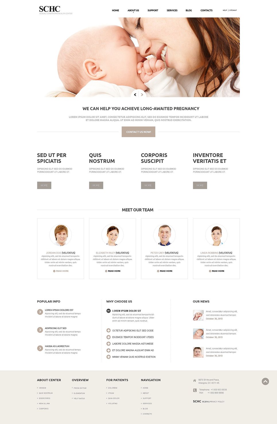 Medical Responsive Joomla Template TMT