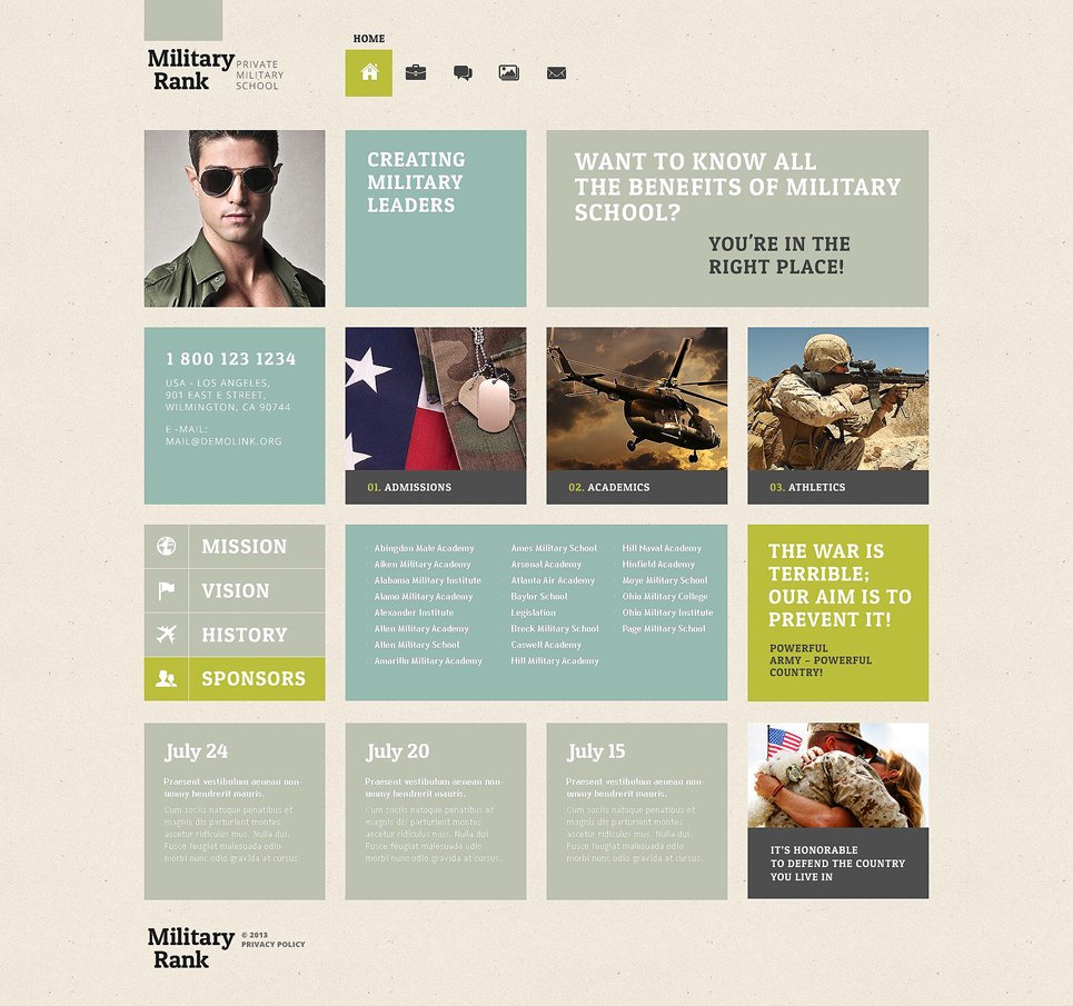 Military WordPress Theme TMT