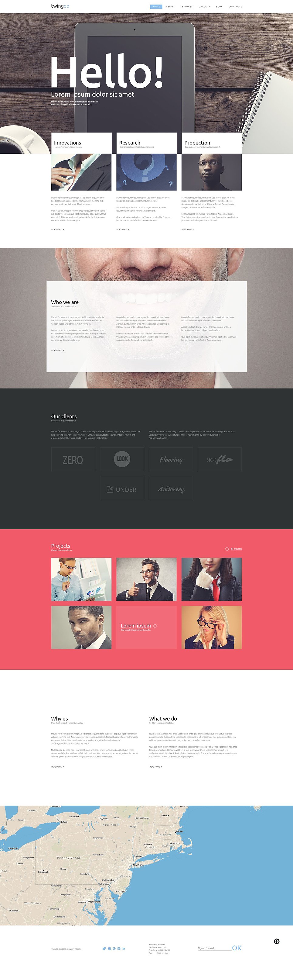 Business Promotion WordPress Theme TMT