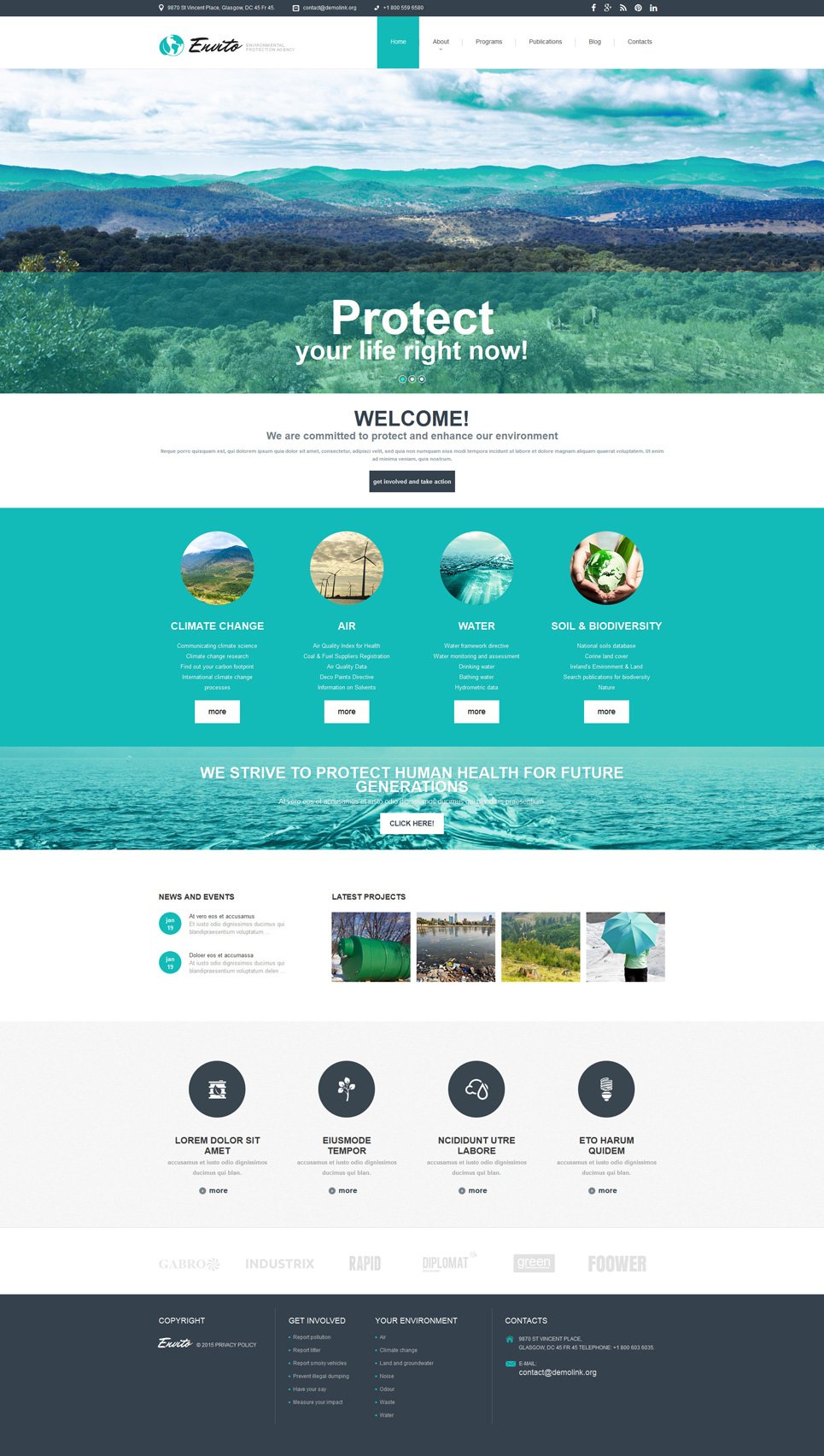 Environmental Responsive Joomla Template TMT