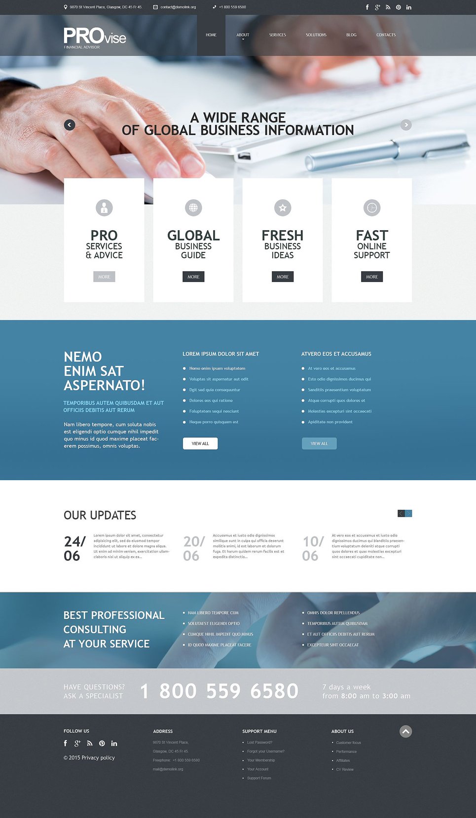 Financial Consultancy WordPress Theme TMT