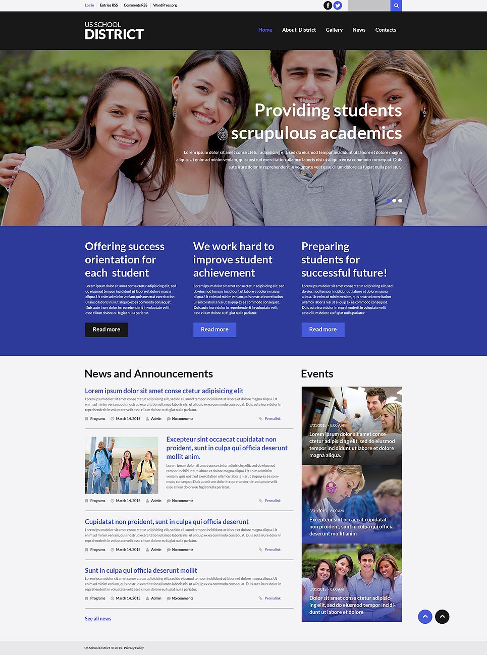 Schooling WordPress Theme TMT