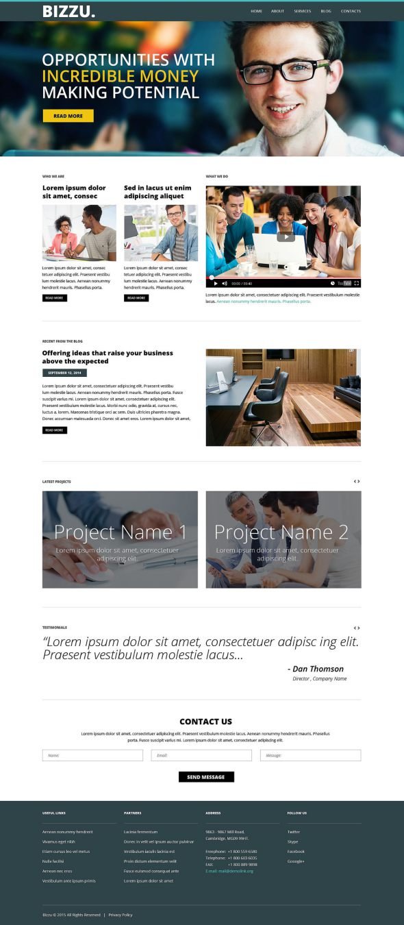 Business Bureau WordPress Theme TMT