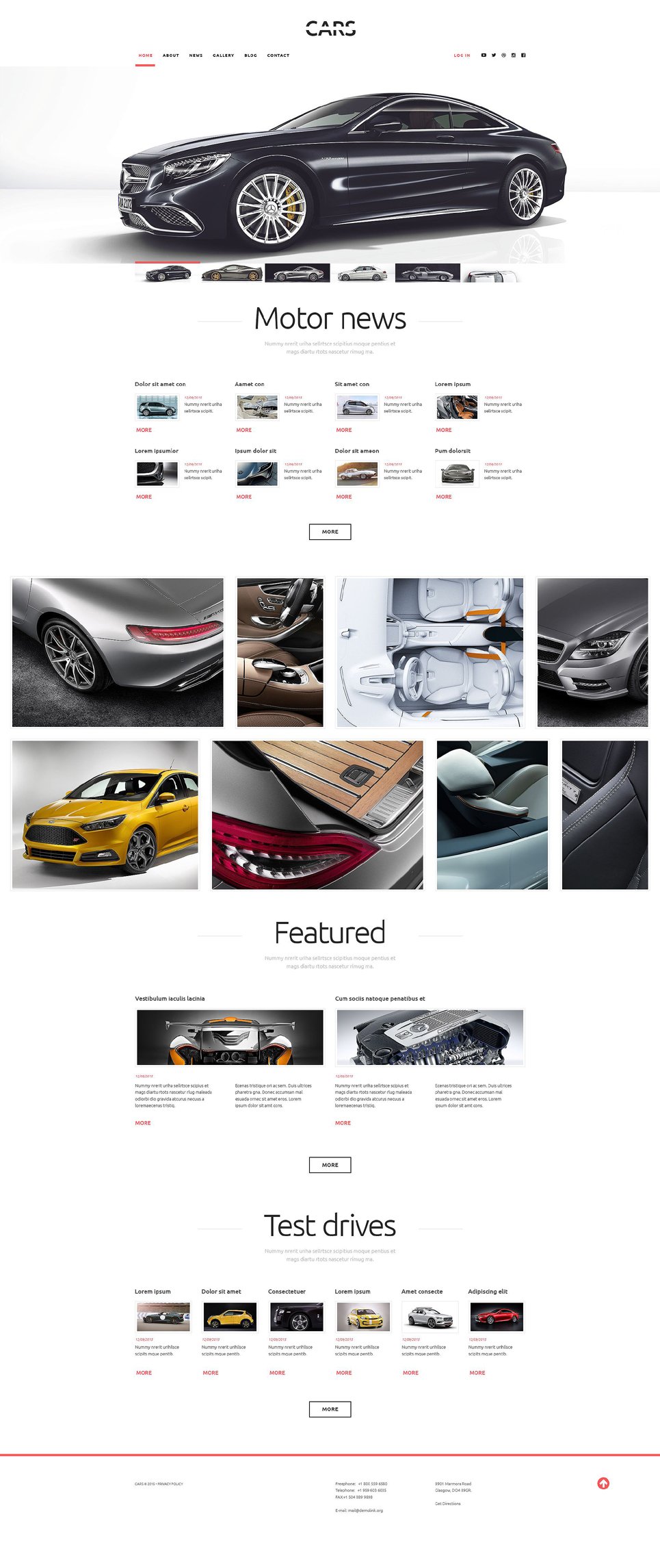 Cars WordPress Theme TMT
